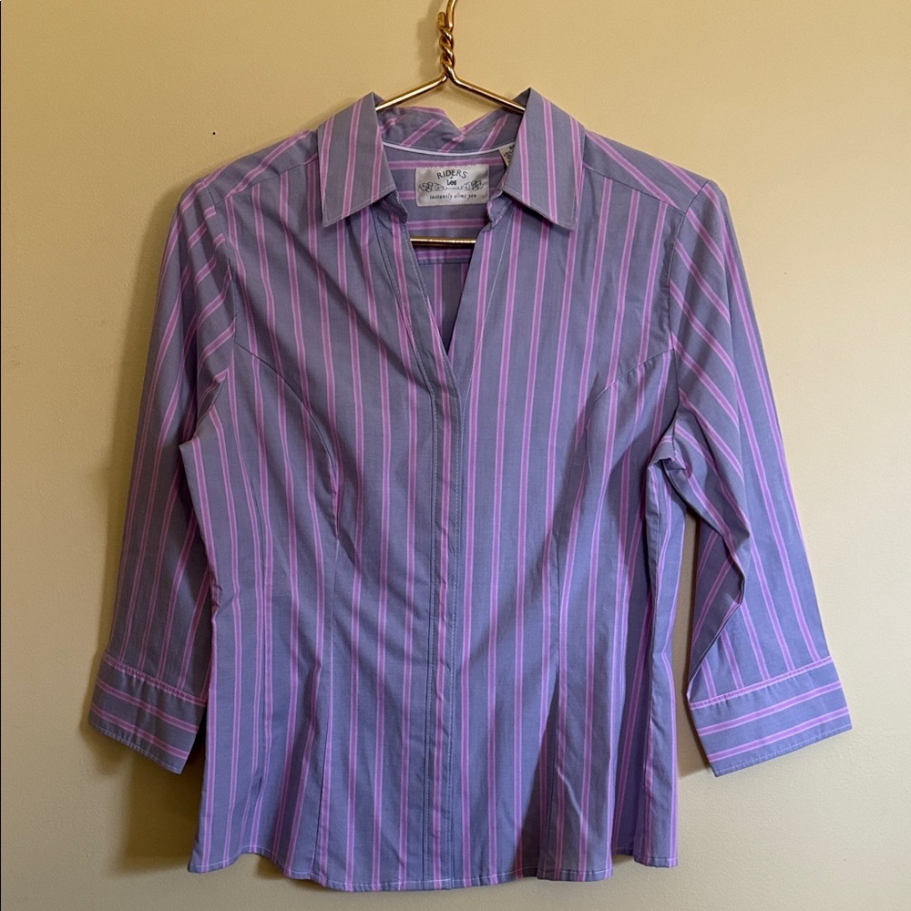 Riders by Lee Striped Women’s Button Down